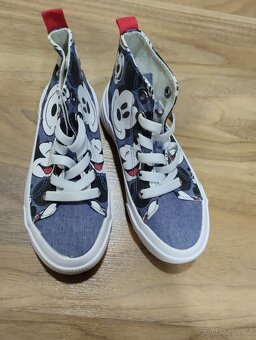 Kotníkové boty Mickey mouse nové vel.28 - 5