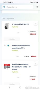 Prodám 2 kamery s 2 SD kartami -nové - 5