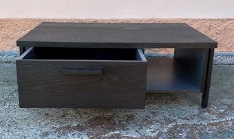 Konferenční stolek Morala Onyx – masivní dub, kov - 5