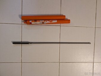 Hawera použitý vrták 55 mm SDS-max + nový Hawera 12 mm - 5