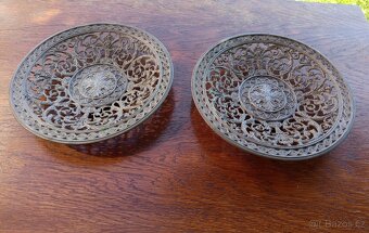 Ozdobné cínové talíře - 5