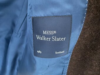 Walker Slater Harris Tweed Double Breasted Overcoat - 5