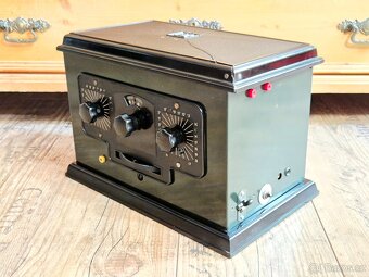 Starožitné rádio Telefunken 32A, (T32A), 1930-1932, Německo - 5