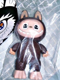 😸TM. HNĚDÁ LAFUFU STYL LABUBU,KLOUBOVÁ MAXI FIGURKA 38 cm - 5
