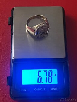 Zlato / zlatý přívěšek +prsten vzor diamant 14k - 5