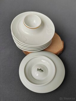 Sada nádherných porcelánových talířku na vejce od Rosenthal - 5