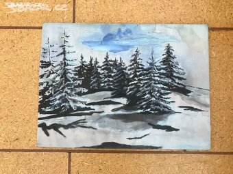 Obrazy malovane originaly ruzne velikosti dle fot - 5