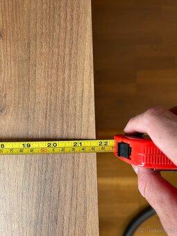 Psací stůl dub / antracit - 5