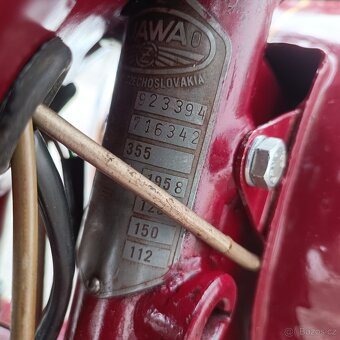 Jawa 125/355 rok 1958 s Německým TP - 5