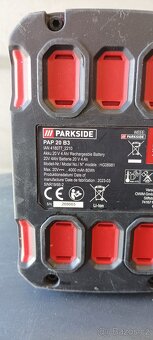 Baterie Parkside 4ah X20V Team - 5