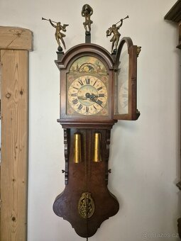 Zánské / Fríské Hodiny s fází měsíce - funkční - 5