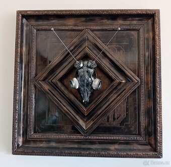 STEAMPUNK RECYCLE ART - PATINOVANÝ KOV. AUTORSKÁ TVORBA - 5
