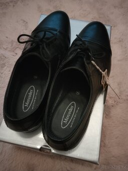 Mercedes pánské nové společenské kožené boty velikost 44 - 5