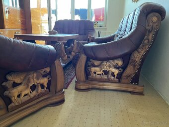 Prodám koženou sedací soupravu - 5