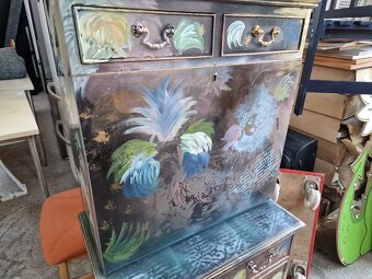 Komoda Stůl Malovaný 40x60 výška 134/48x55 výška 74 cm - 5