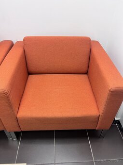 Prodám 4x křesílka v pěkném stavu včetně konferenciho stolku - 5
