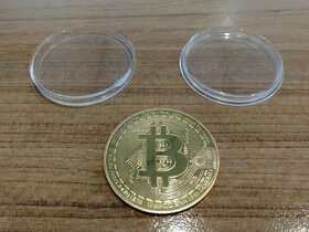 BTC - Bit.coin mince - krypto - sběratelský výstavní suvenýr - 5