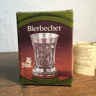 korbel číše na pivo WMF cín Carl Spitzweg certifikát - 5