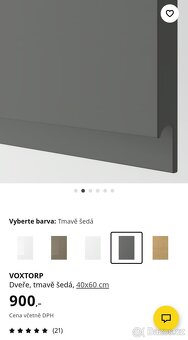 Ikea Voxtorp šedý 60x80 a 40x60 - 5
