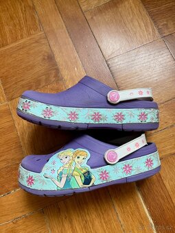 dívčí, detske pantofle crocs vel 32 - 5