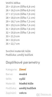 Barefoot boty Be Lenka Panda blue vel 25 - 5