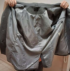 Kabát šedý – vel. 52 - 5