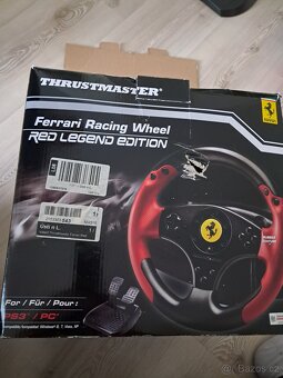 Herní volant na PC a PS3 - Ferrari racing wheel thrustmaster - 5