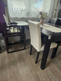 Dětská jídelní židlička KLUPS Anežka lll Safari Žirafa - 5