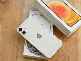 APPLE iPhone 12 mini 128GB White - ZÁRUKA-SUPER STAV - 5