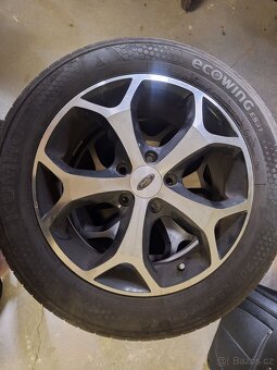 Krásná Alu kola 5x108 r16 s pneu - 5