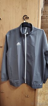 "Adidas" Pánská/Chlapecká sportovní bunda šedé barvy vel.X - 5