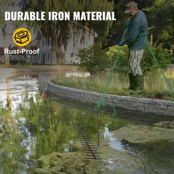 Jezírkové hrábě 81 cm, lano 20 m - 5