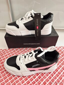 Nové dámské boty Retro jeans, velikost 37. - 5