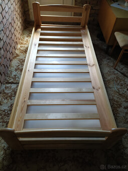 Postel 90x200 z masivu - 5