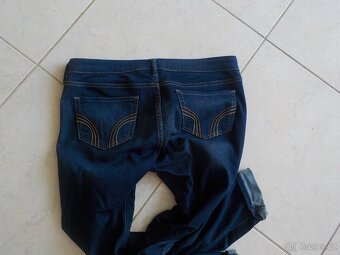 Hollister džiny vel 30 + tricko zdarma..pas 80+ elastan-žena - 5