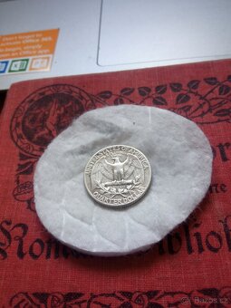 STŘÍBRNÝ AMERICKÝ 1/4 DOLLAR 1945 - 5