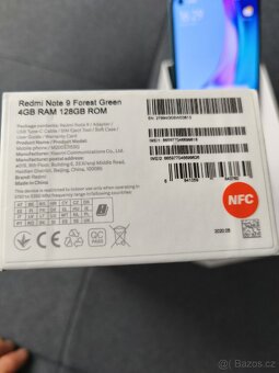 Xiaomi Redmi note 9. 4 GB RAM 128 GB Rom - 5