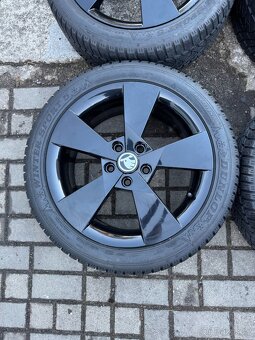 ORIGINÁL Alu Škoda Denom R17, 5x112 - TOP STAV - 5