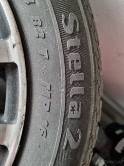 Opel Astra - Hliníková kola 14" s pneumatikami Matador - 5