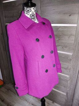 Fialový kabátek/sako vel. 42/44 - 5