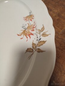 Epiag starožitný porcelánový tác květiny - 5