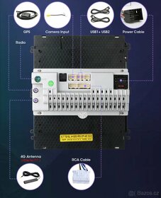 Android autorádio navigace QLED panel Ford Focus 2012-2019 - 5