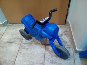 Odrážedlo motorka modrá - 5