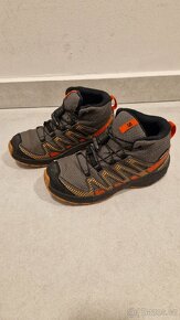 Dětské trekové boty SALOMON XA PRO V8 MID CSWP J vel. 32EUR - 5