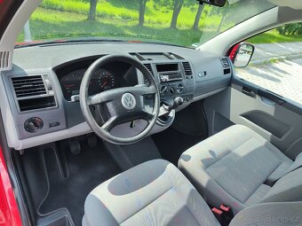 VW T5 TRANSPORTER 1.9 TDI 75kW/ 9 MÍST/188 900KM/KLIMA/TAŽNÉ - 5