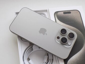 Apple iPhone 15 Pro 128GB Přírodní titan, ZARUKA, TOP - 5