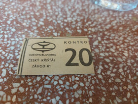 Retro sklenice Ostrava, Balíkovna 39 Kč - 5