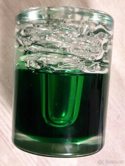 Hutní sklo, váza - 5