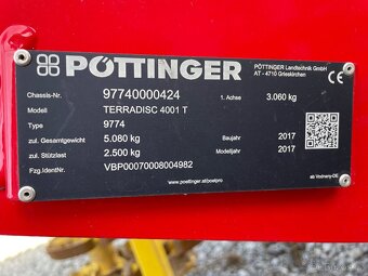 Diskový podmítač Pottinger Terradisc 4001T - 5