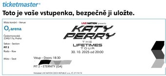 Katy Perry: PIT Stani U Podia a Horni Sezení O2 30.10.2025 - 5